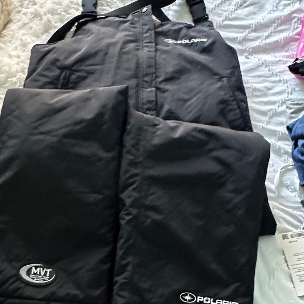 Polaris Black Men's snow bib